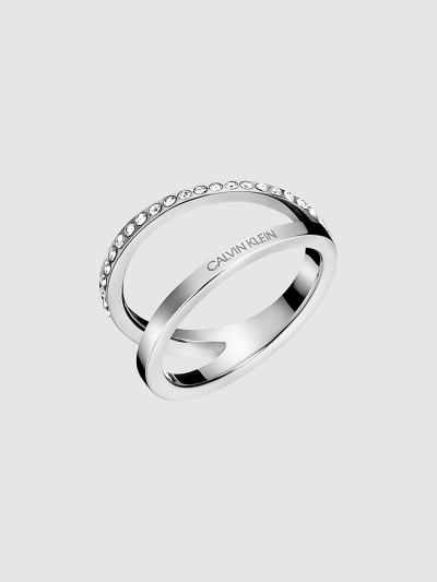 Calvin Klein Táskák & Kiegészítők HU629581 | Calvin Klein Outline Női Gyűrűk Titán